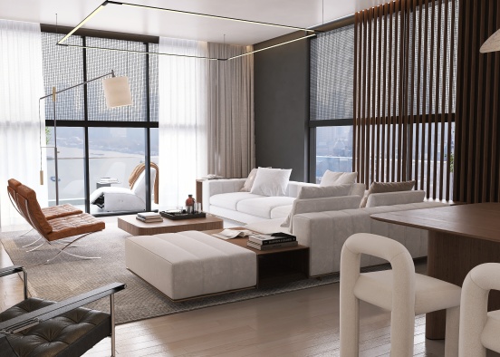 Apartamento Bauhaus Design Rendering