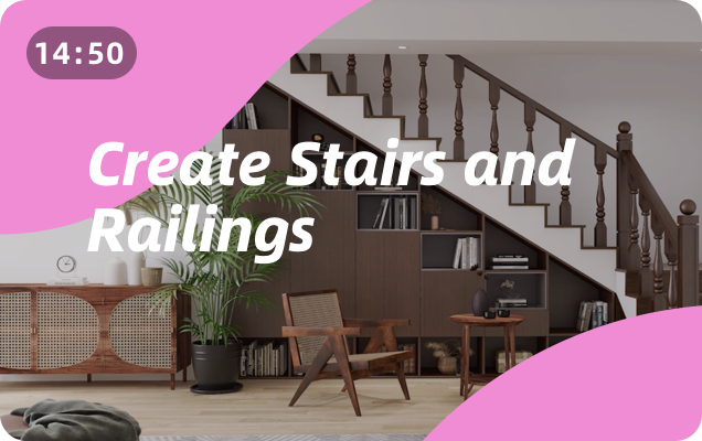 【Advanced】How to create stairs with "Interior Modeling 2.0"?