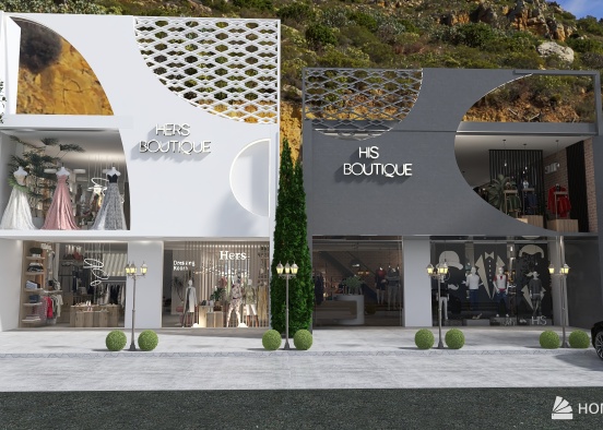 His and Hers Boutique's Design Rendering